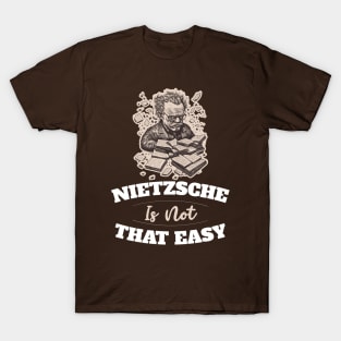 Nietzche Funny Philosophy gift - Greek quote for philosophers T-Shirt